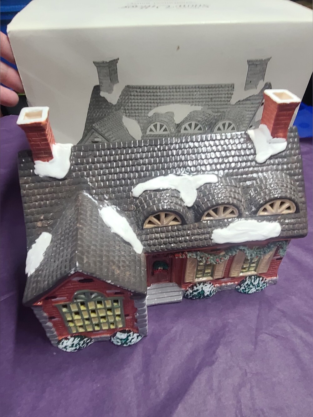 Dept 56 Snow Villiage 1988 Stonehurst House In Original Box, No Light, 51403